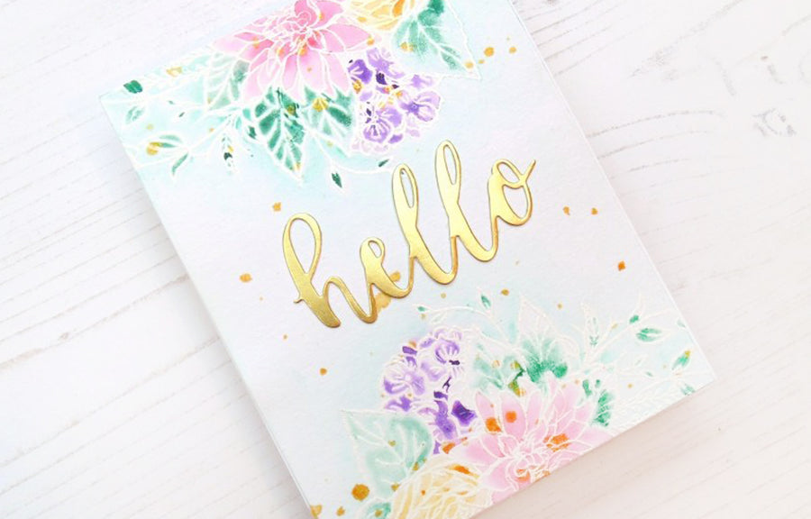 Soft Watercolor Embossed Looks Class class schedule
