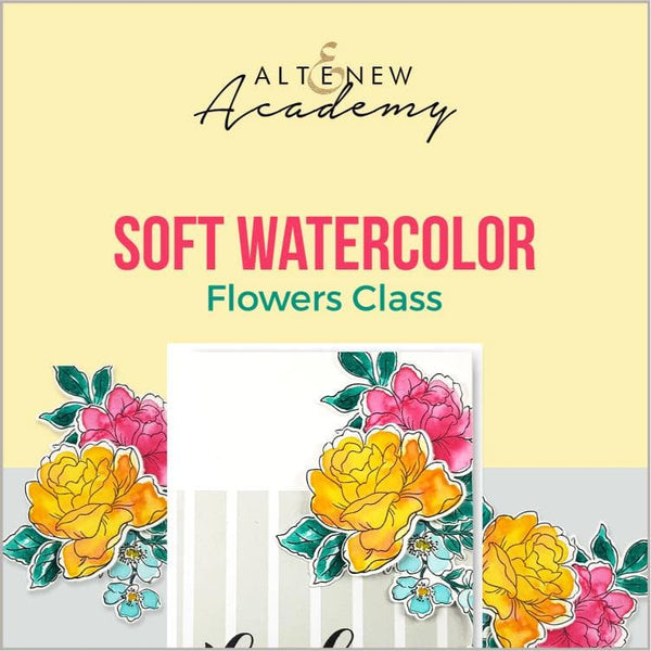 Soft Watercolor Flowers Class