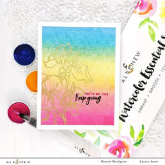 Altenew Creativity Kit Featurette Soft Watercolor Flowers Class