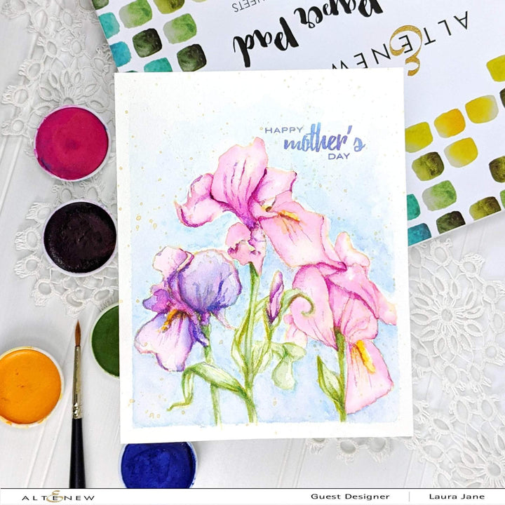Altenew Creativity Kit Featurette Soft Watercolor Flowers Class