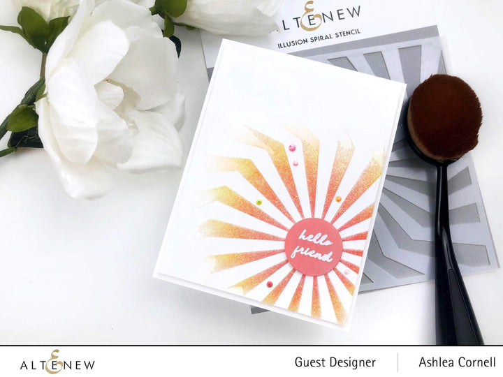 Altenew Creativity Kit Featurette Soften Images with Spritzing Class