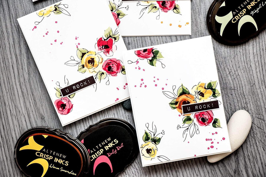 Altenew Creativity Kit Featurette Spritzed Watercolor Florals Class