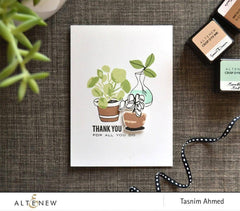 Altenew Creativity Kit Featurette Stamped Sentiment Backgrounds Class