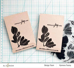 Altenew Creativity Kit Featurette Stamping Through DIY Stencils Class