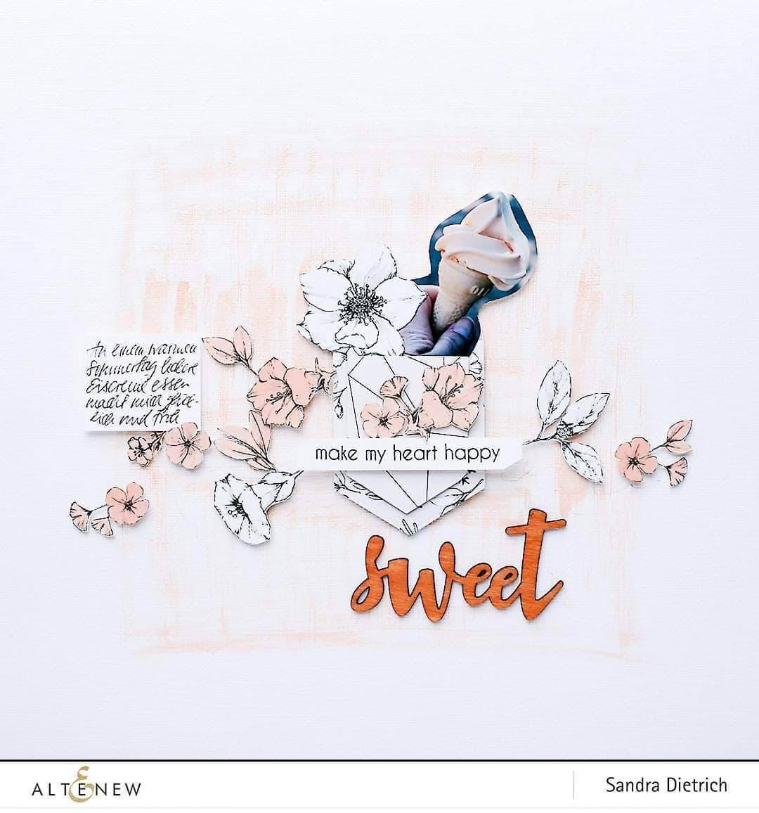 Altenew Creativity Kit Featurette Using Scrapbook Supplies on a Card Class