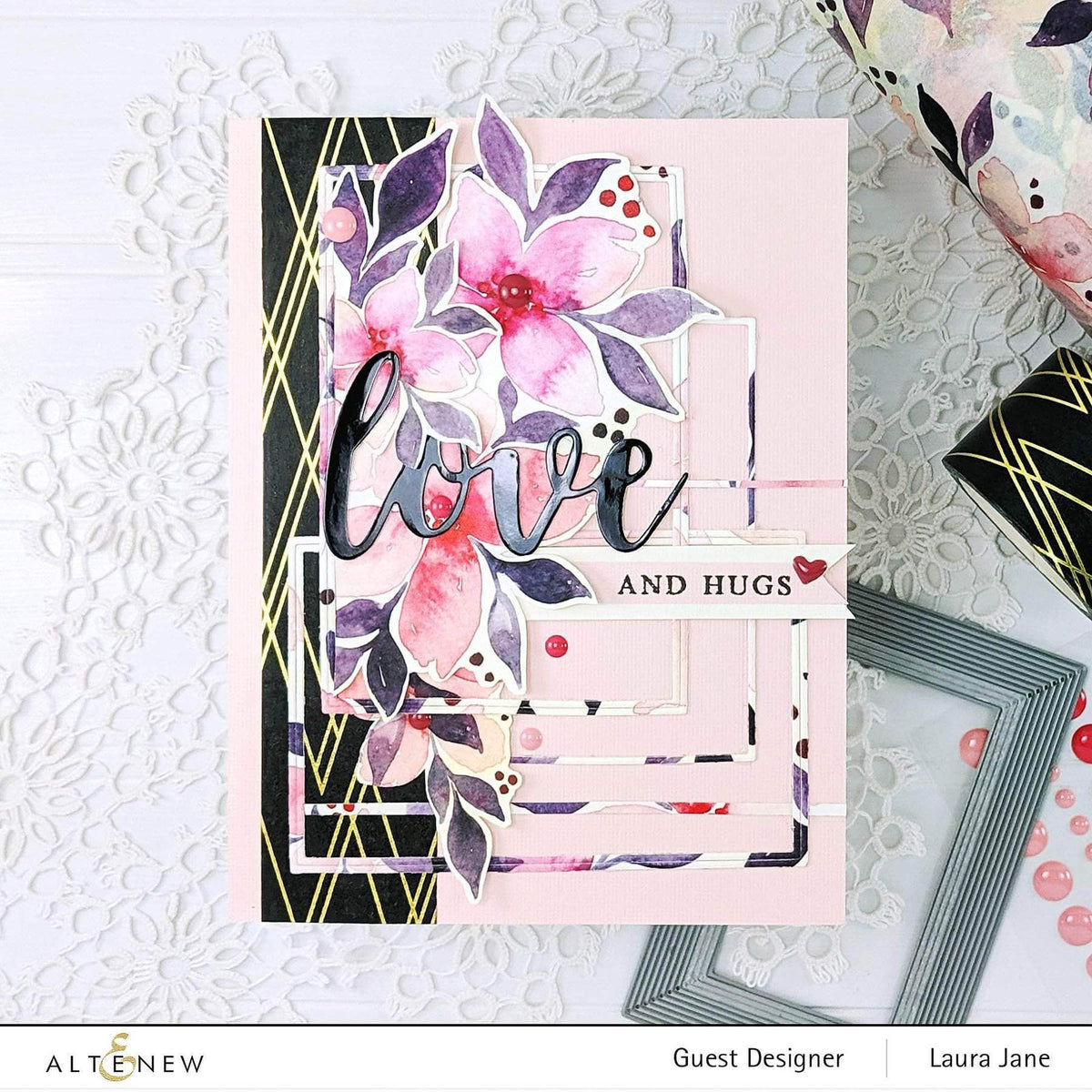 Altenew Creativity Kit Featurette Using Washi Tape to Draw Focus Class