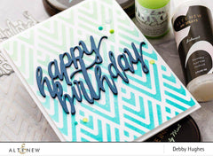 Altenew Creativity Kit Featurette Watercolor Smooshed Backgrounds Class