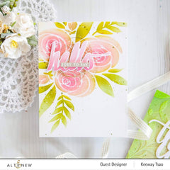 Altenew Creativity Kit Featurette Watercolor Stamped Images Class