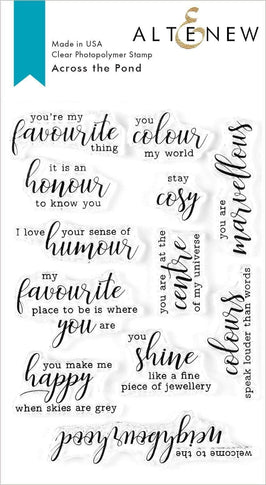 Photocentric Clear Stamps Across the Pond Stamp Set