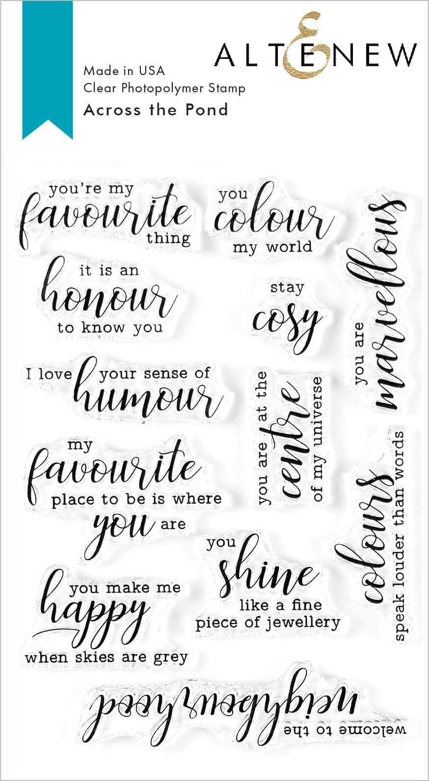 Photocentric Clear Stamps Across the Pond Stamp Set