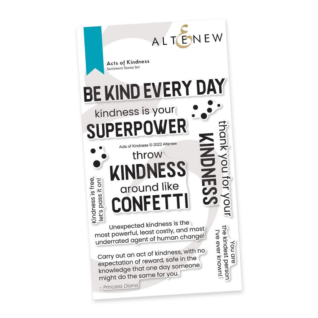 Photocentric Clear Stamps Acts of Kindness Stamp Set