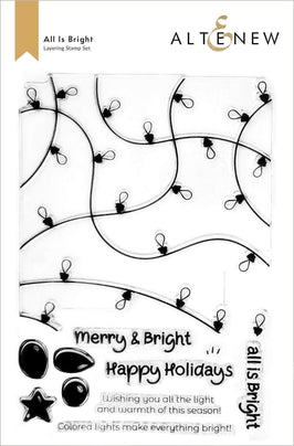 Photocentric Clear Stamps All Is Bright Stamp Set