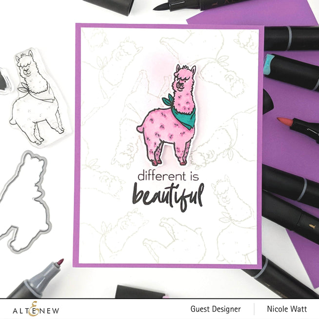 Photocentric Clear Stamps Alpaca Stamp Set