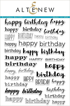 Photocentric Clear Stamps Birthday Builder Stamp Set