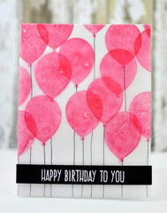Photocentric Clear Stamps Birthday Greetings Stamp Set