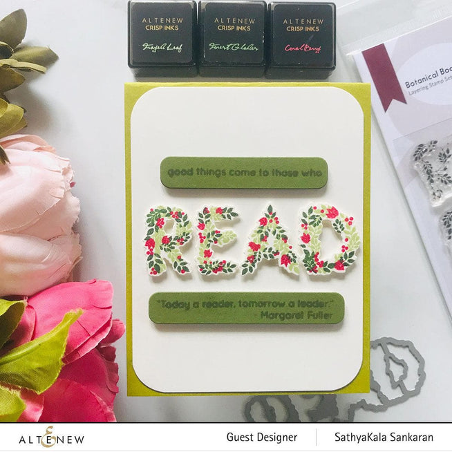 Photocentric Clear Stamps Botanical Bookmark Stamp Set