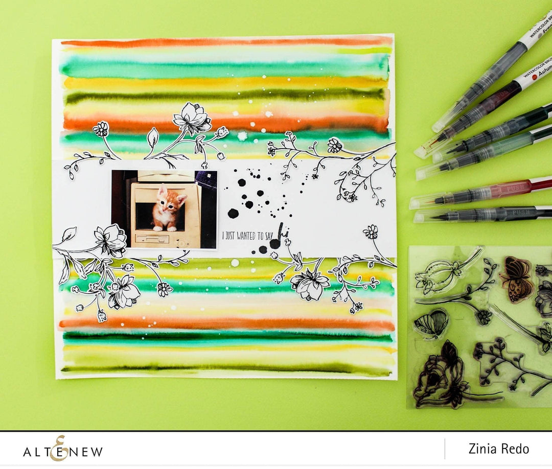 Photocentric Clear Stamps Botanical Garden Stamp Set