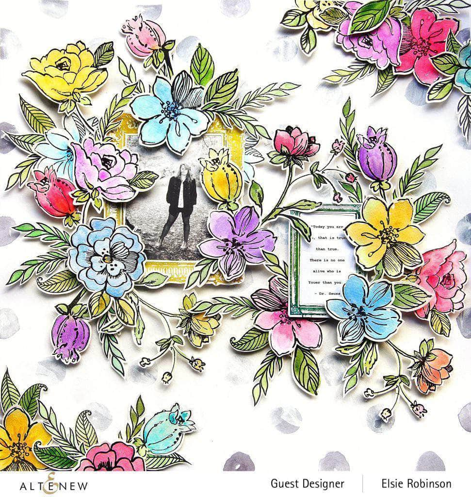 Photocentric Clear Stamps Botanical Garden Stamp Set