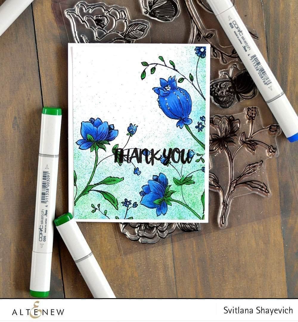 Photocentric Clear Stamps Botanical Garden Stamp Set