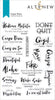 Photocentric Clear Stamps Carpe Diem Stamp Set