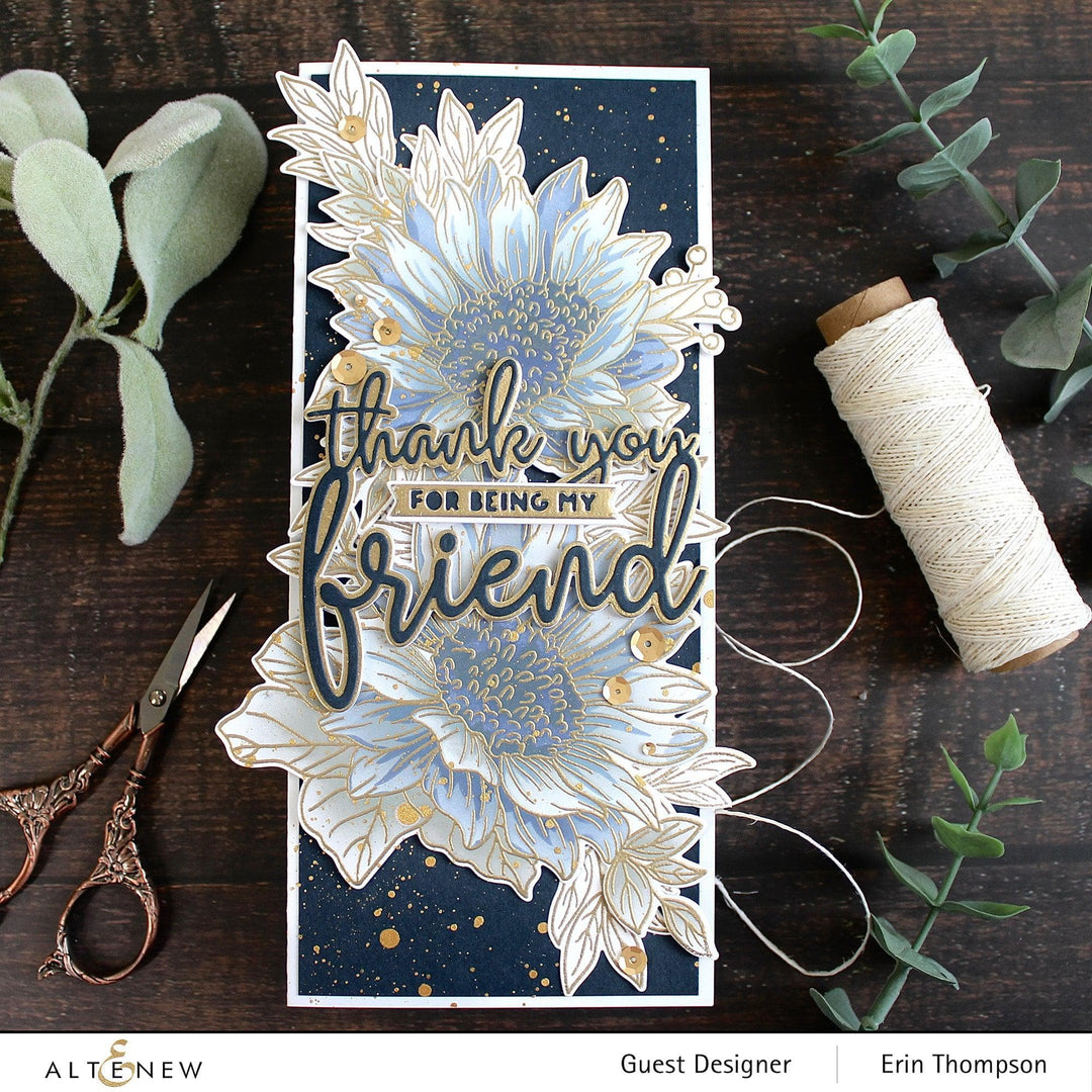 Photocentric Clear Stamps Dancing Sunflowers Stamp Set