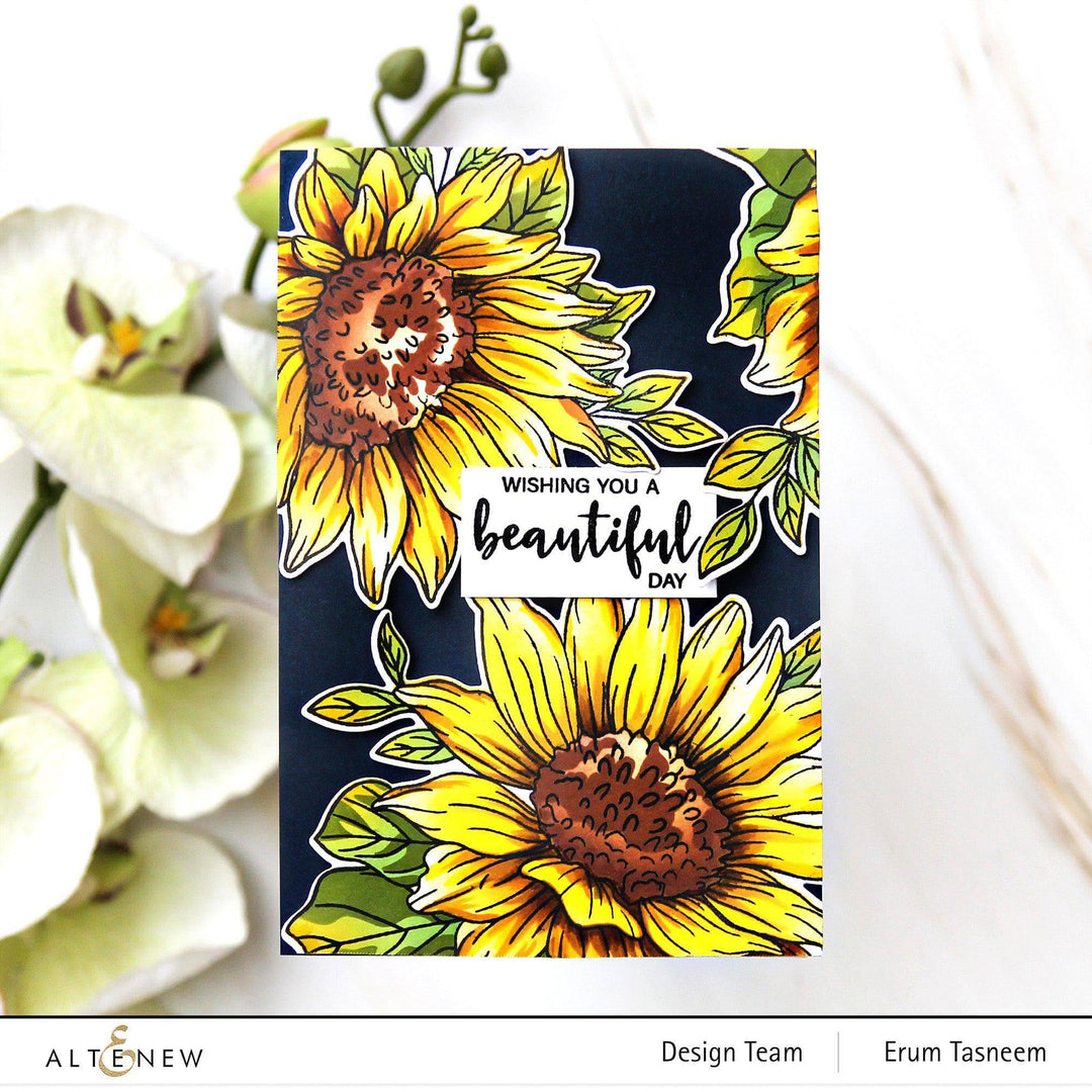 Photocentric Clear Stamps Dancing Sunflowers Stamp Set