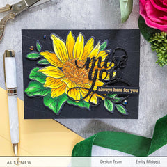 Photocentric Clear Stamps Dancing Sunflowers Stamp Set