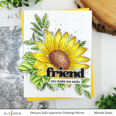 Photocentric Clear Stamps Dancing Sunflowers Stamp Set