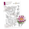 PMA Industries, Inc. Clear Stamps Dancing Sunflowers Stamp Set