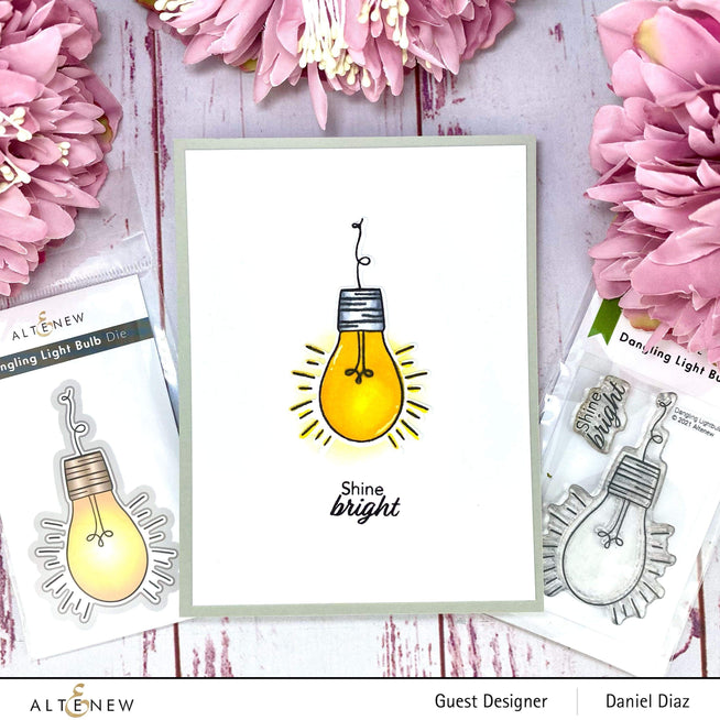 Photocentric Clear Stamps Dangling Light Bulb Stamp Set