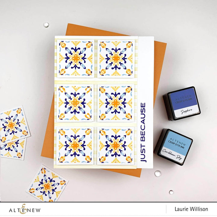 Photocentric Clear Stamps Delicate Tiles Stamp Set