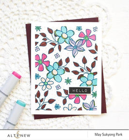 Photocentric Clear Stamps Doodle Blooms Stamp Set