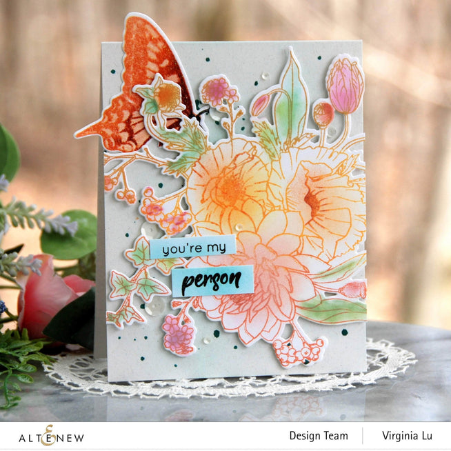 Photocentric Clear Stamps Dovetail Butterflies Stamp Set
