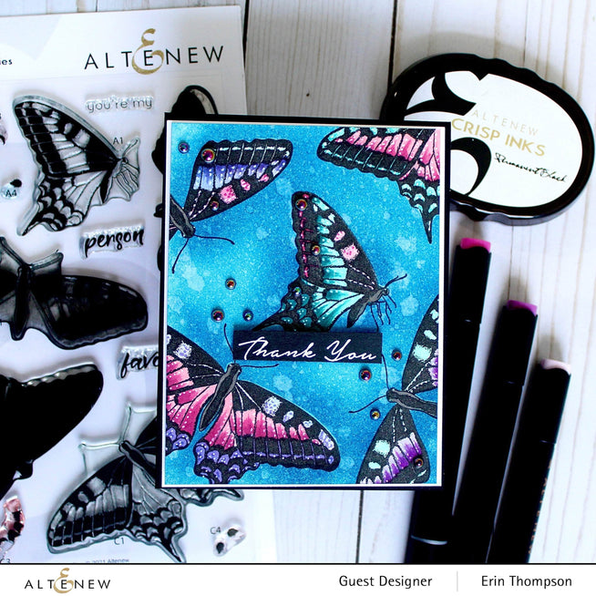 Photocentric Clear Stamps Dovetail Butterflies Stamp Set