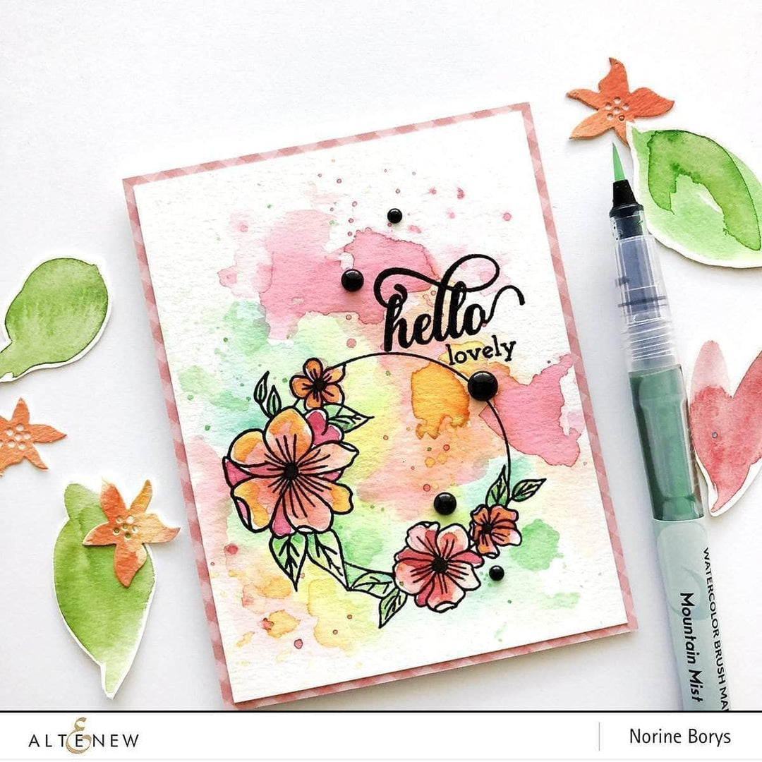 Photocentric Clear Stamps Fancy Greetings Stamp Set