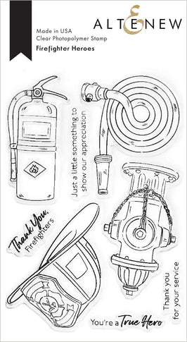 Photocentric Clear Stamps Firefighter Heroes Stamp Set