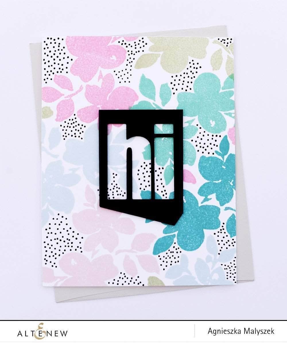 Photocentric Clear Stamps Floral Shadow Stamp Set