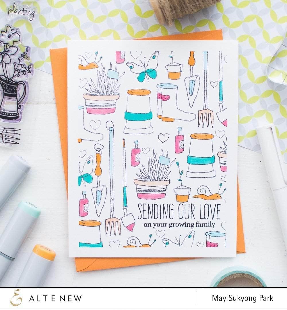 Photocentric Clear Stamps Garden Grow Stamp Set