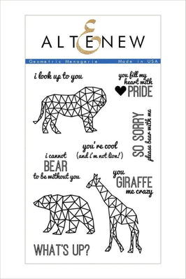 Photocentric Clear Stamps Geometric Menagerie Stamp Set