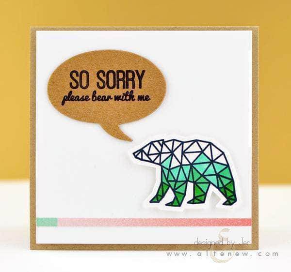 Photocentric Clear Stamps Geometric Menagerie Stamp Set