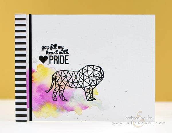 Photocentric Clear Stamps Geometric Menagerie Stamp Set