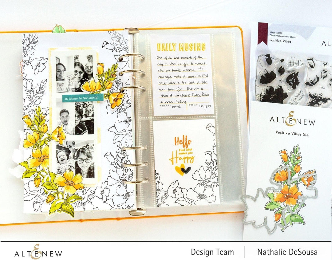 Photocentric Clear Stamps Grape Leaves Stamp Set
