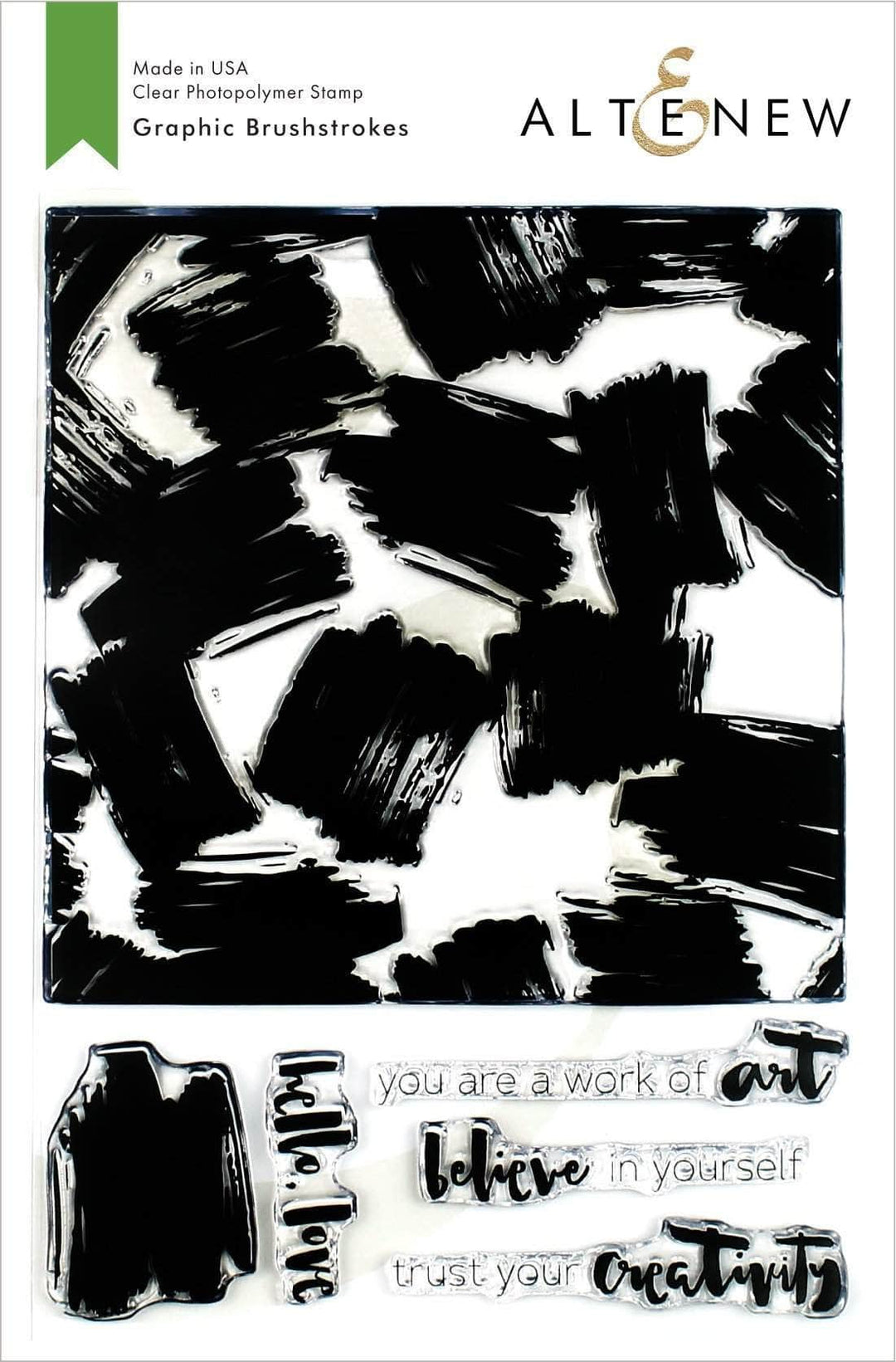 Photocentric Clear Stamps Graphic Brushstrokes Stamp Set