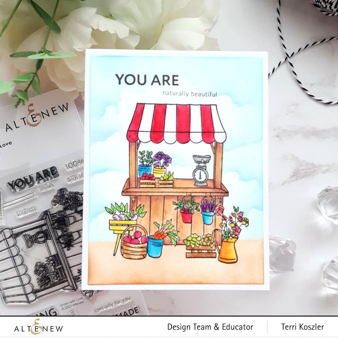 Photocentric Clear Stamps Grown with Love Stamp Set