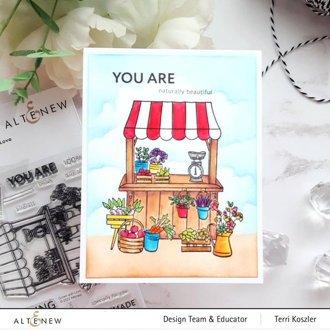 Photocentric Clear Stamps Grown with Love Stamp Set