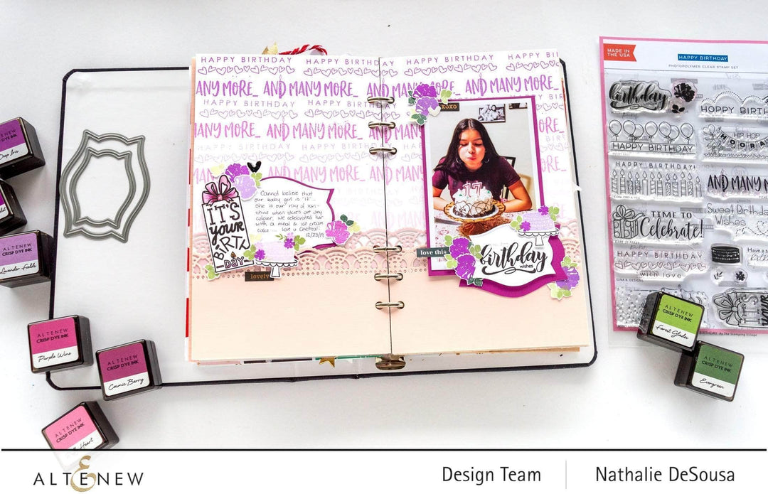 Photocentric Clear Stamps Happy Birthday Stamp Set by The Stamping Village