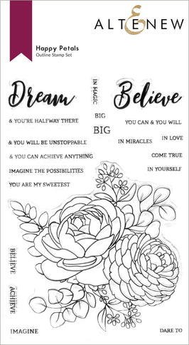 Photocentric Clear Stamps Happy Petals Stamp Set