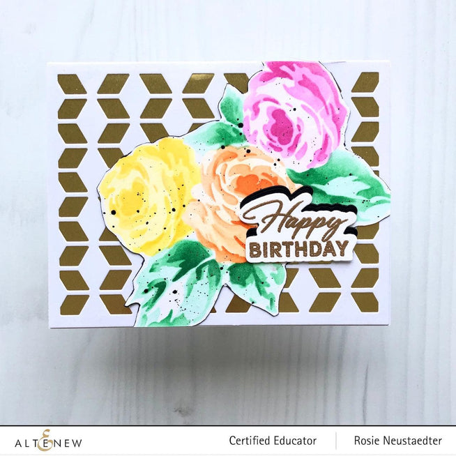 Photocentric Clear Stamps Happy Sentiments Stamp Set