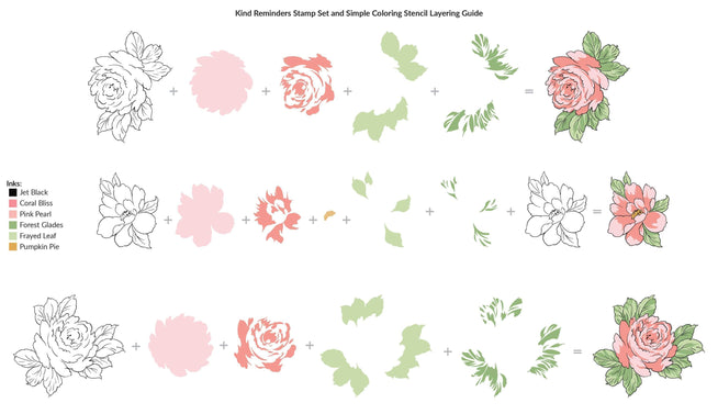 Photocentric Clear Stamps Kind Reminders Stamp Set