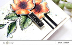 Photocentric Clear Stamps Label Love Stamp Set